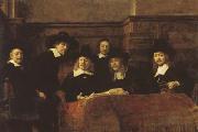 The Syndics of the Amsterdam Clothmakers'Guild (mk08) REMBRANDT Harmenszoon van Rijn